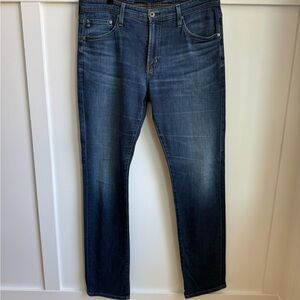 Ag Adriano Goldschmied Everett Slim Straight Blue Jeans | 34x34